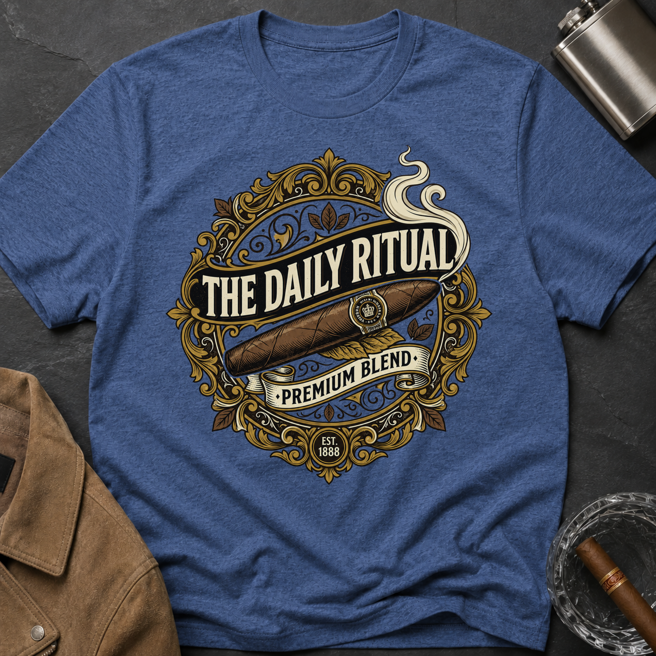 "The Daily Ritual" Retro Logo T-Shirt