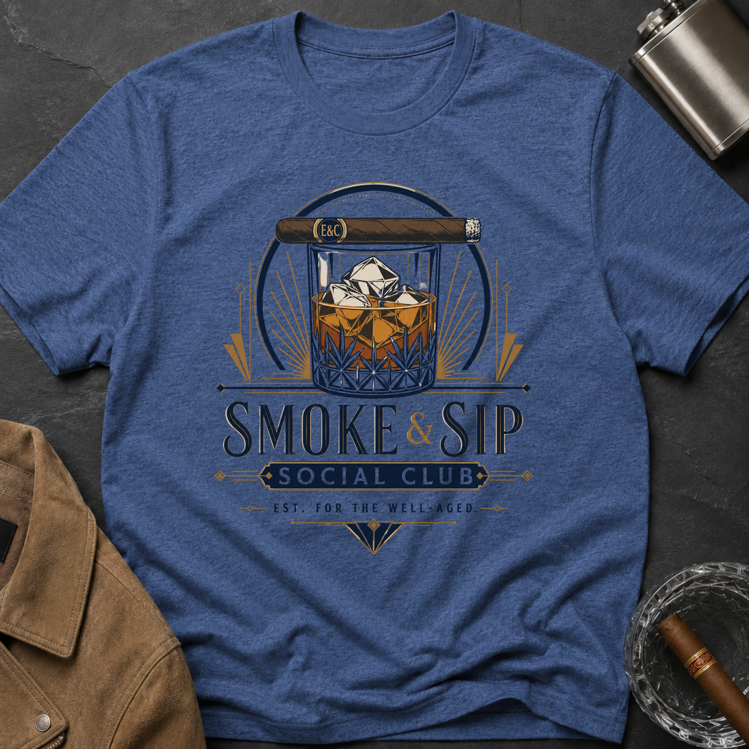 Smoke & Sip Social Club T-Shirt