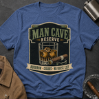 Man Cave Reserve T-Shirt — Vintage Whiskey & Cigar Lounge Tee