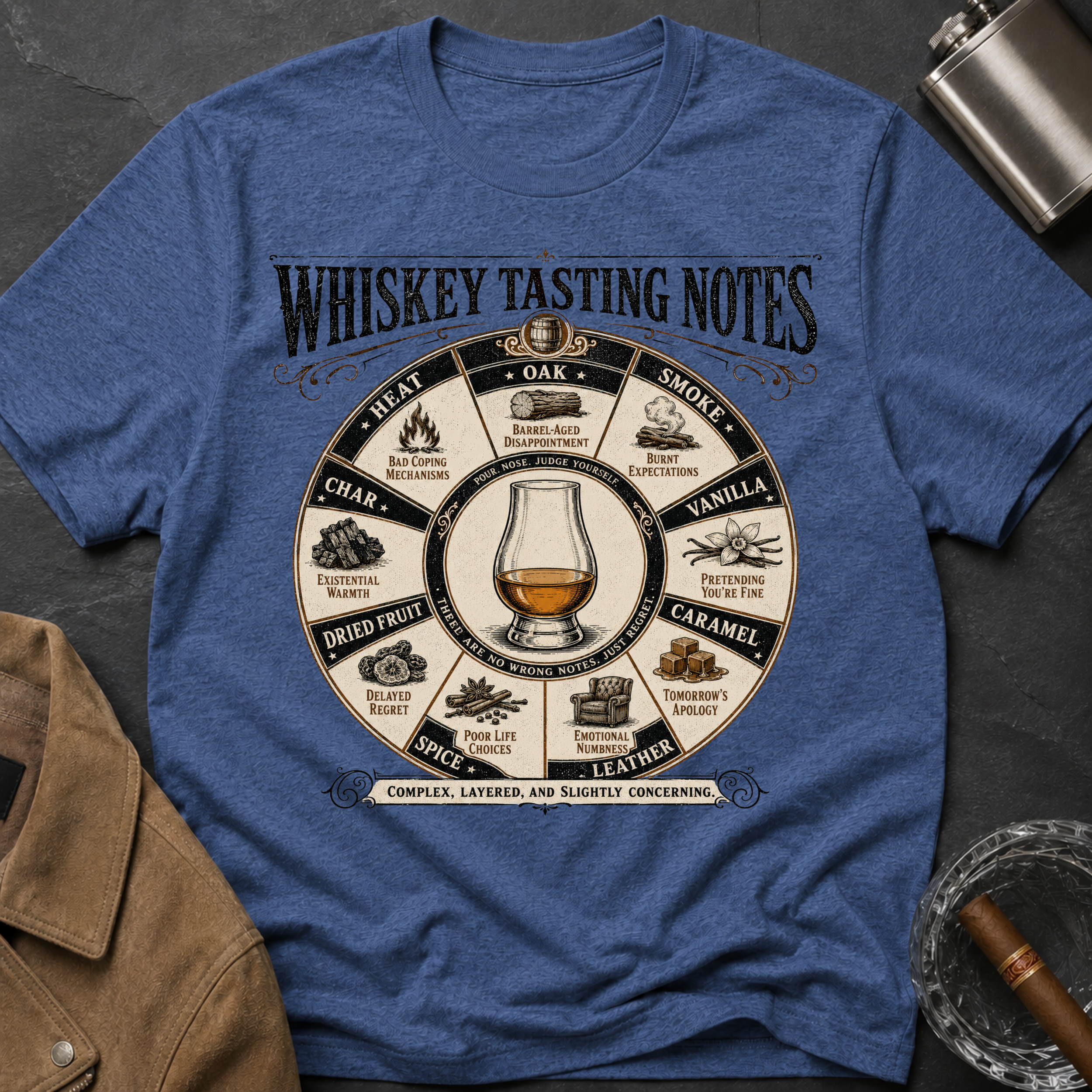 Whiskey Tasting Notes T-Shirt