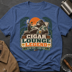 Cigar Lounge Legend T-Shirt — Vintage Retro Smoking Ape Design