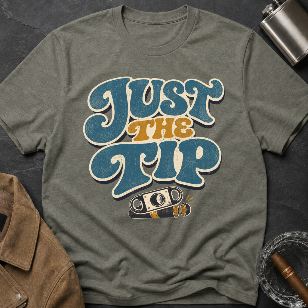 Just The Tip T-Shirt — Retro 70s Style Funny Graphic Tee