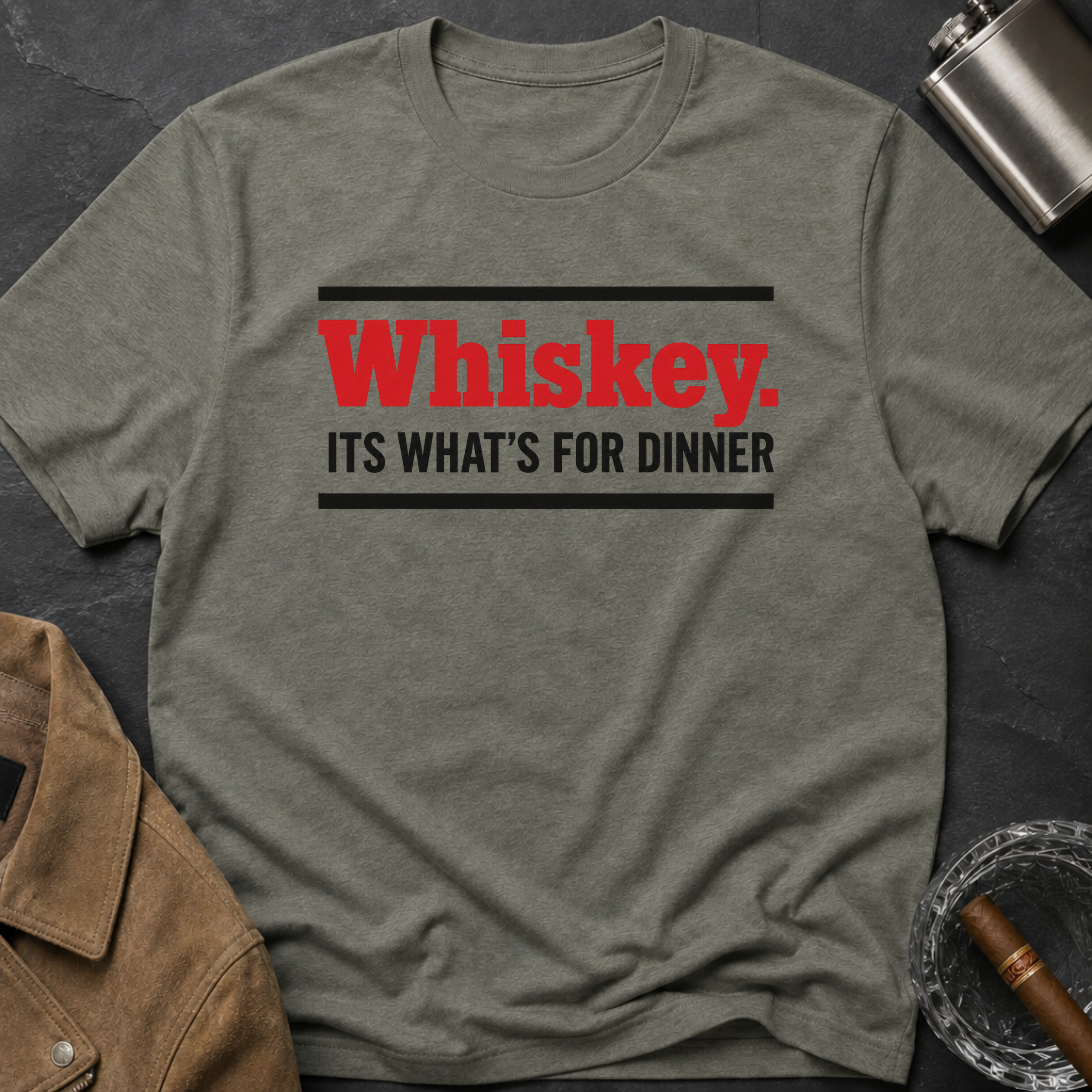 Whiskey It's What's for Dinner T-Shirt