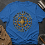 Bourbon & Bowlines — Nautical Whiskey Sailing Graphic T-Shirt