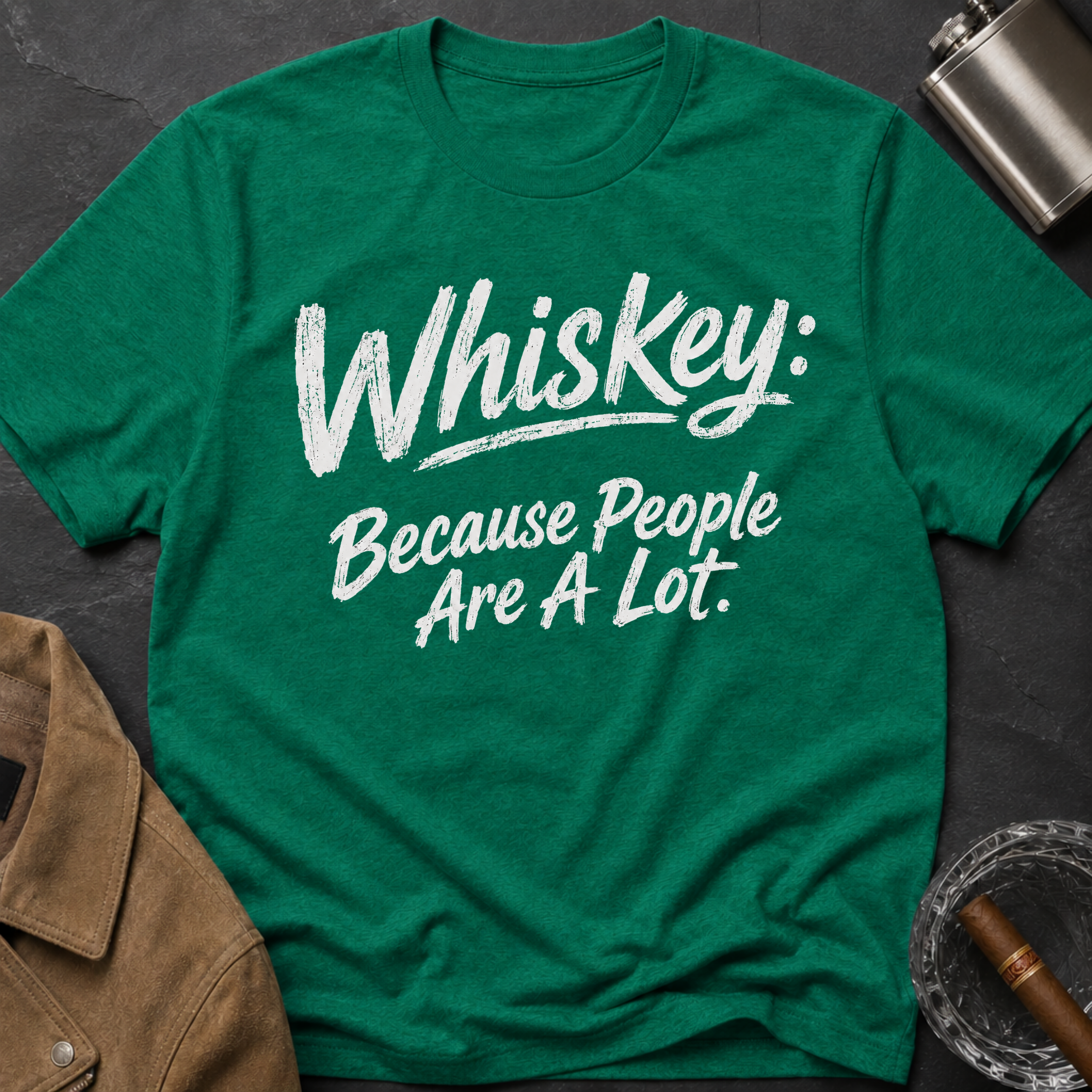 Whiskey: Because People Are A Lot T‑Shirt