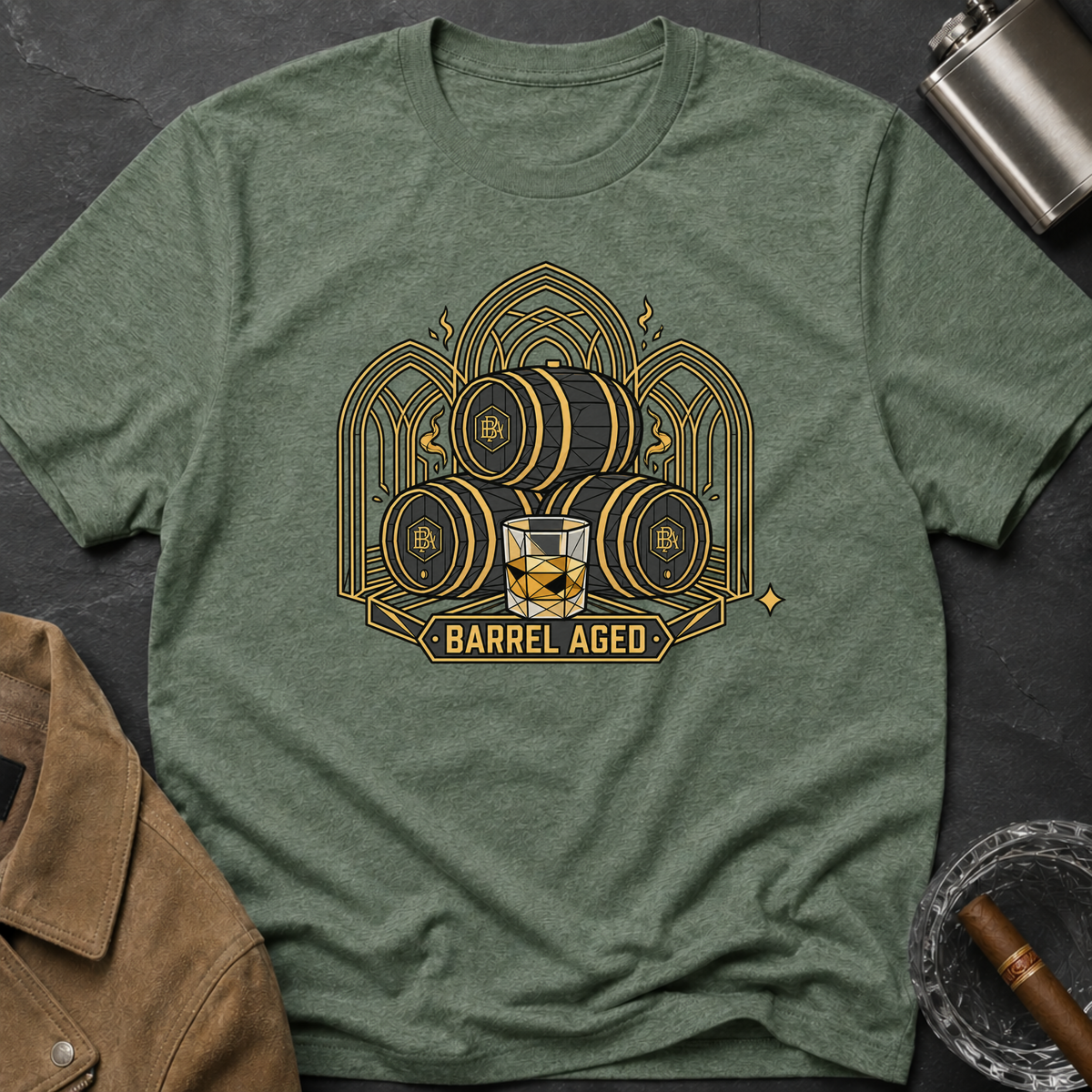 Barrel Aged Geometric T-Shirt