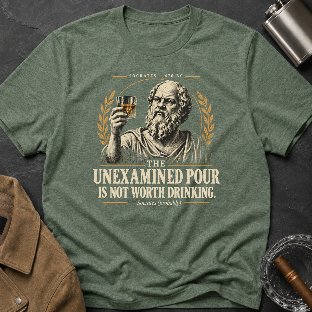 The Unexamined Pour T-shirt