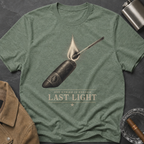 Last Light Vintage Matchstick Flame Graphic T-Shirt