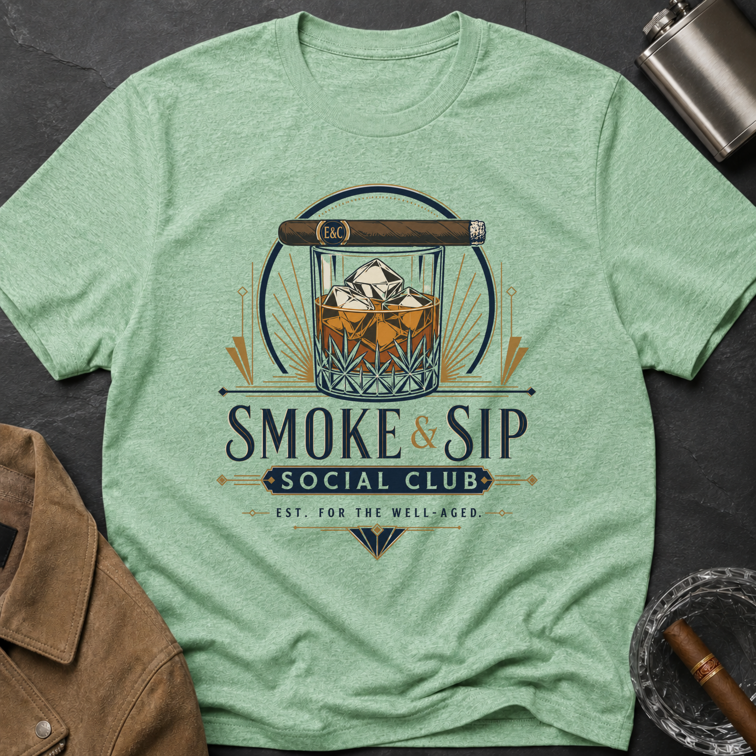 Smoke & Sip Social Club T-Shirt
