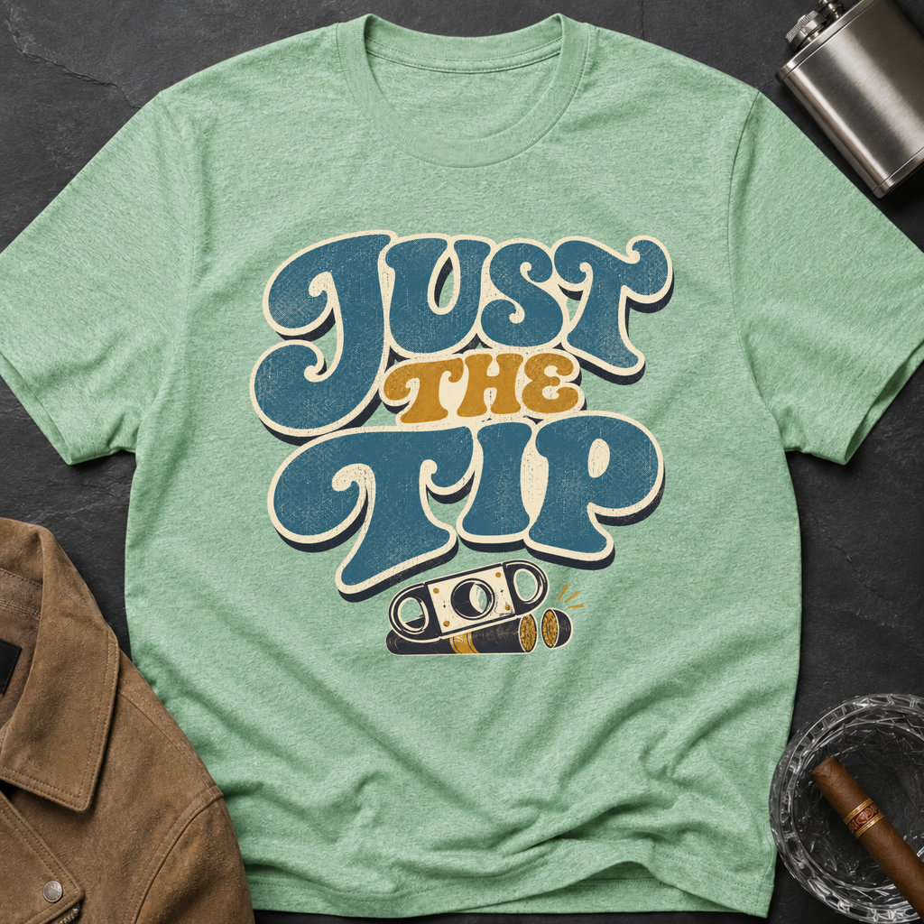 Just The Tip T-Shirt — Retro 70s Style Funny Graphic Tee