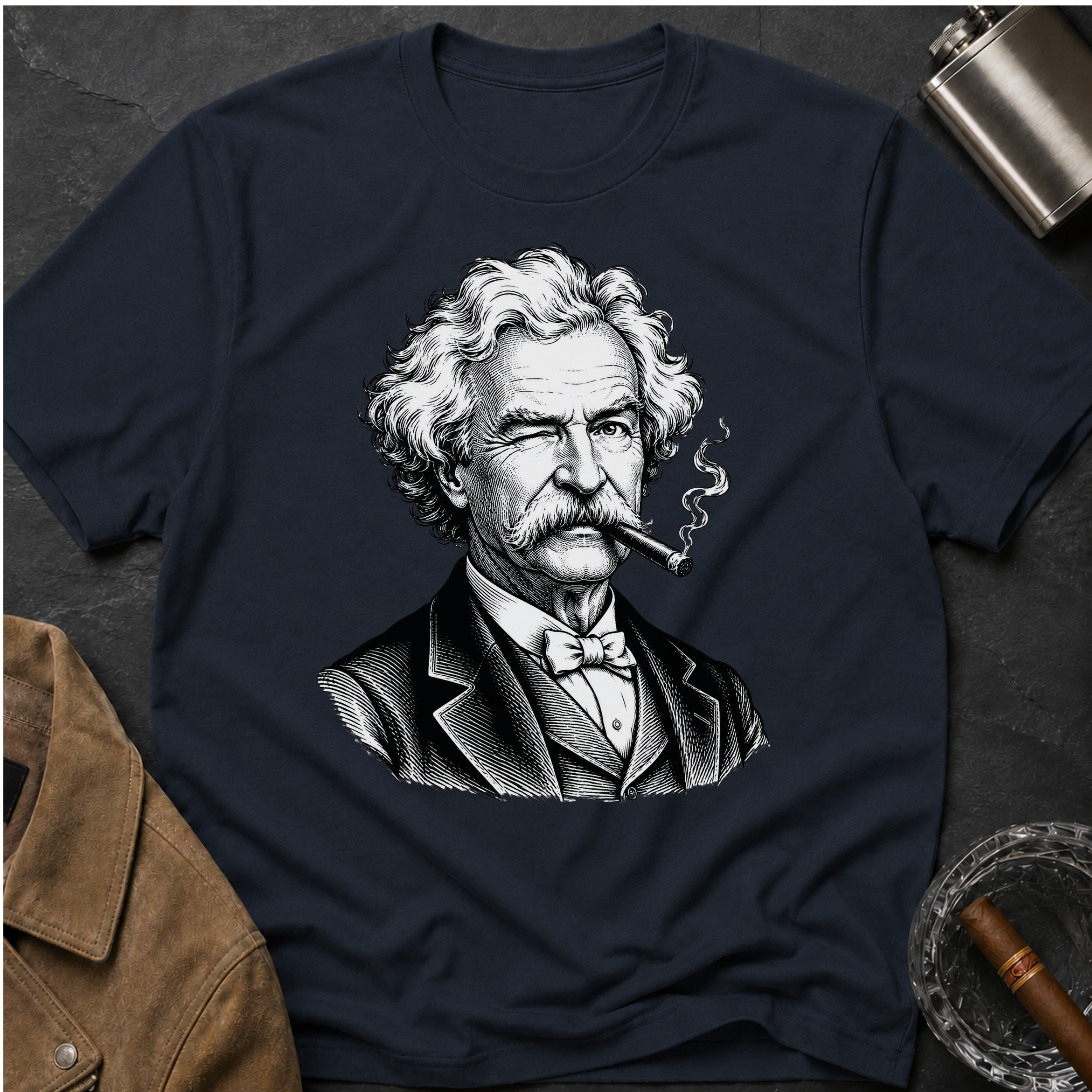 Mark Twain Portrait T-Shirt