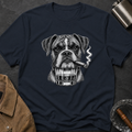 Boxer Dog Smoking Cigar T-Shirt