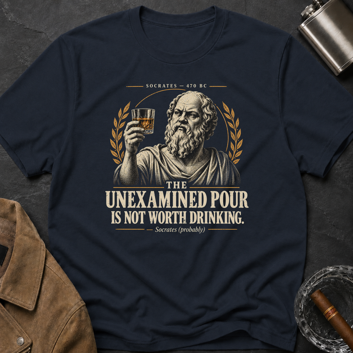 The Unexamined Pour T-shirt