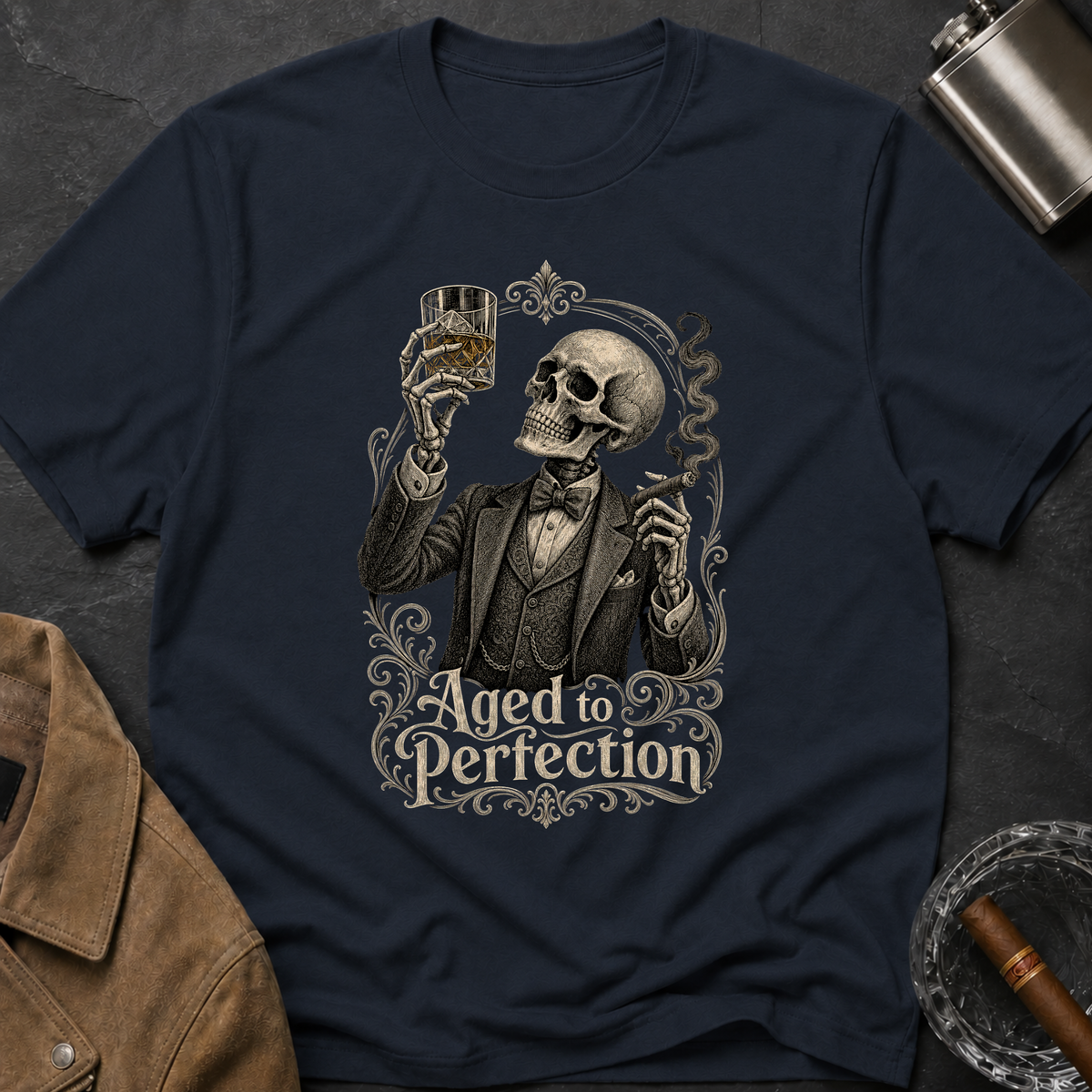 Skeleton Aged to Perfection T-Shirt