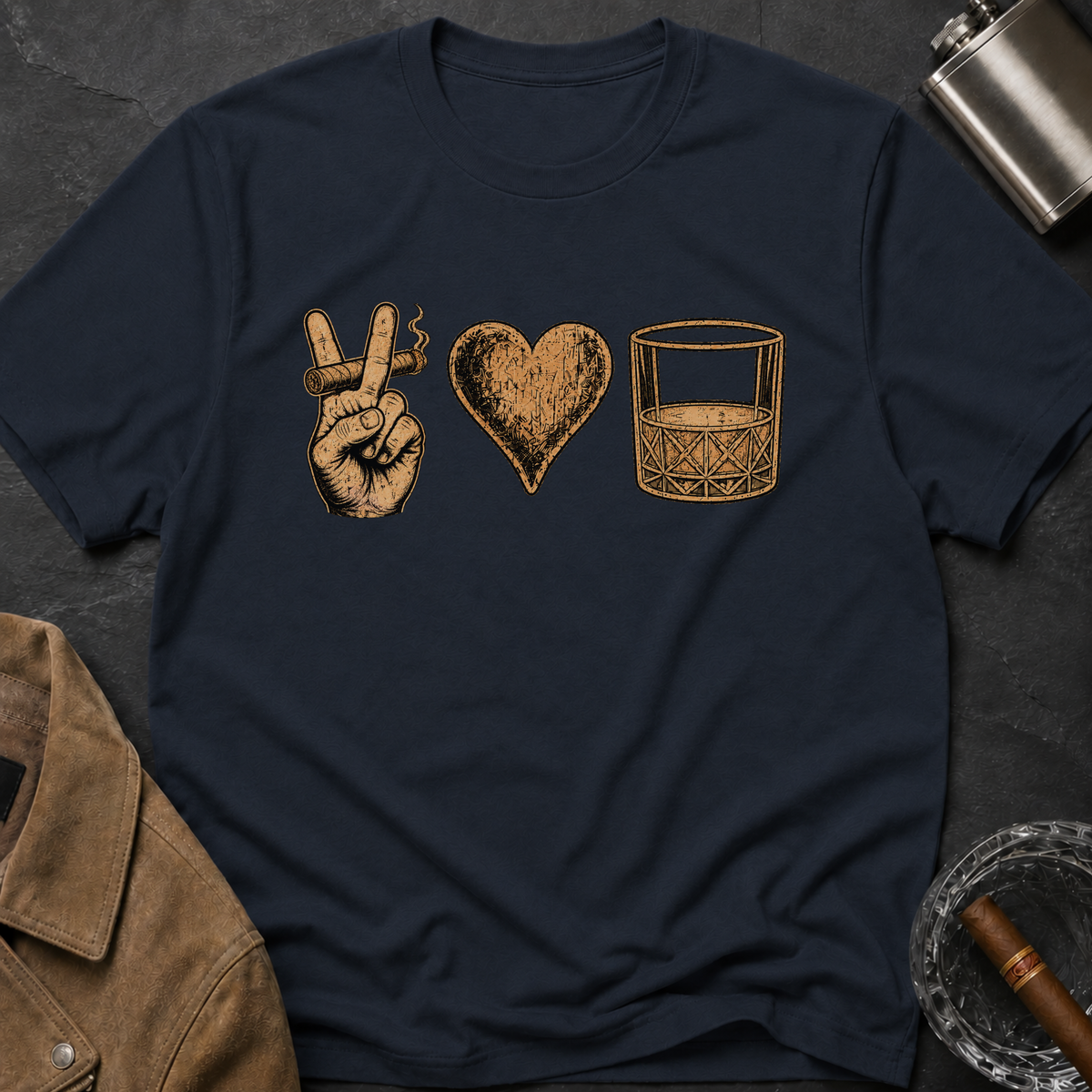 Peace Love Whiskey_2 T-Shirt