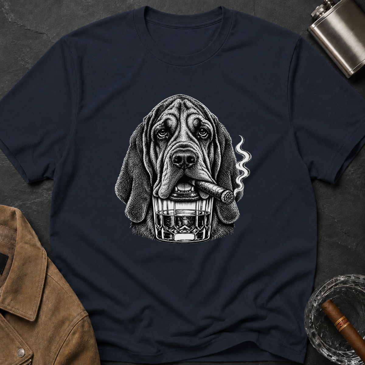 Bloodhound Cigar Whiskey T-shirt