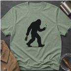Bigfoot Cigar & Whiskey Silhouette T-Shirt