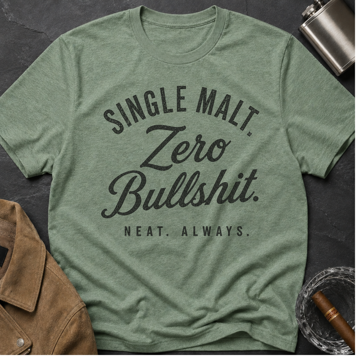 Single Malt, Zero Bullshit T-Shirt