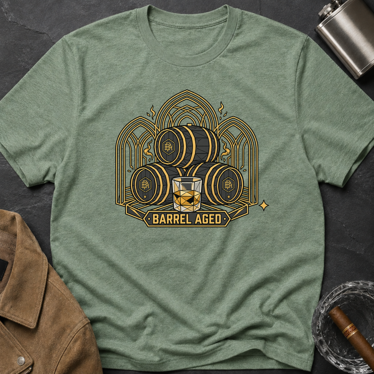Barrel Aged Geometric T-Shirt