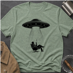 UFO Abduction Tee — Vintage Alien Beam Graphic T-Shirt