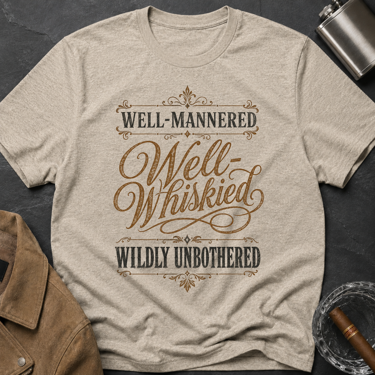 Well-Mannered Well-Whiskied T-shirt