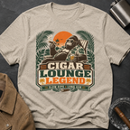Cigar Lounge Legend T-Shirt — Vintage Retro Smoking Ape Design