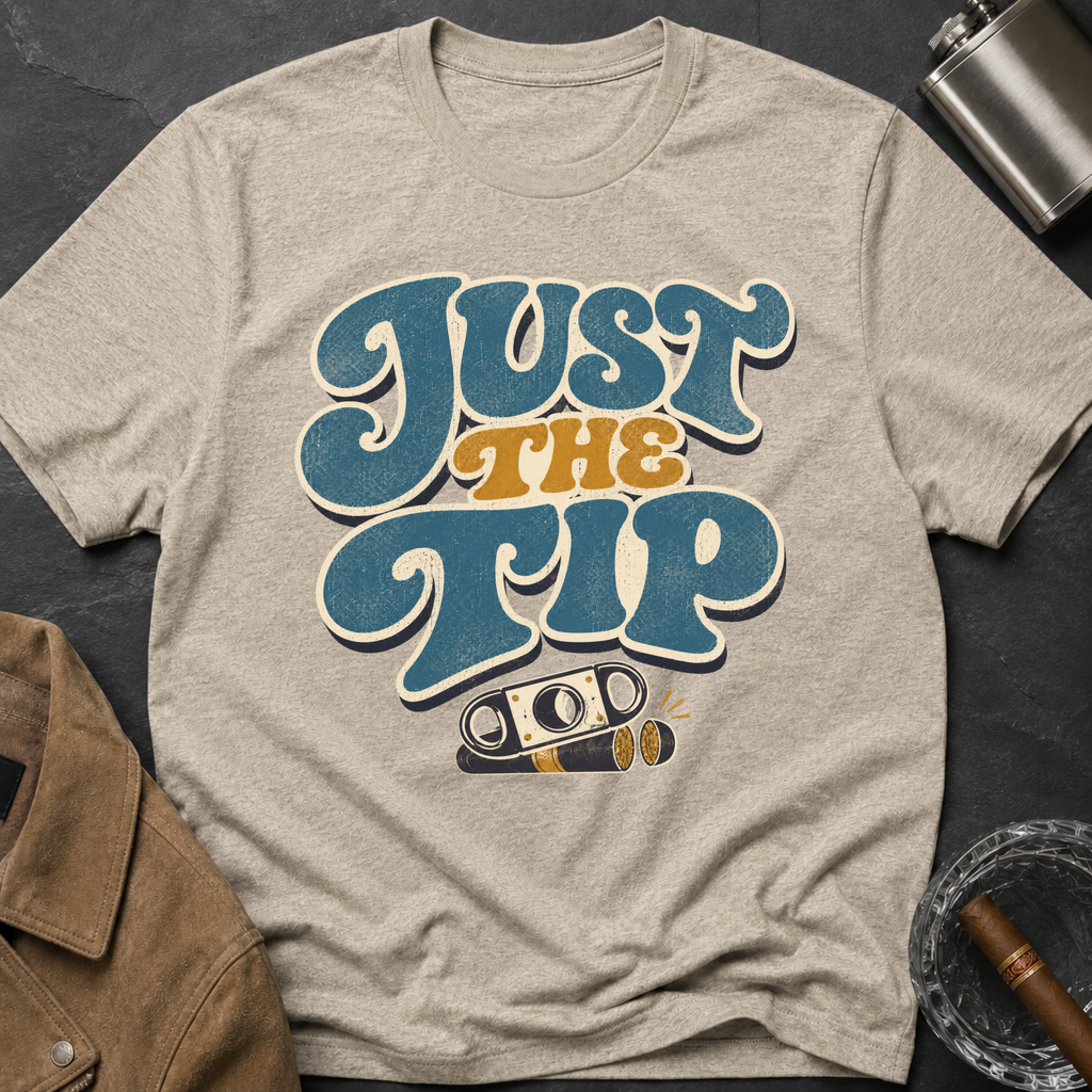 Just The Tip T-Shirt — Retro 70s Style Funny Graphic Tee