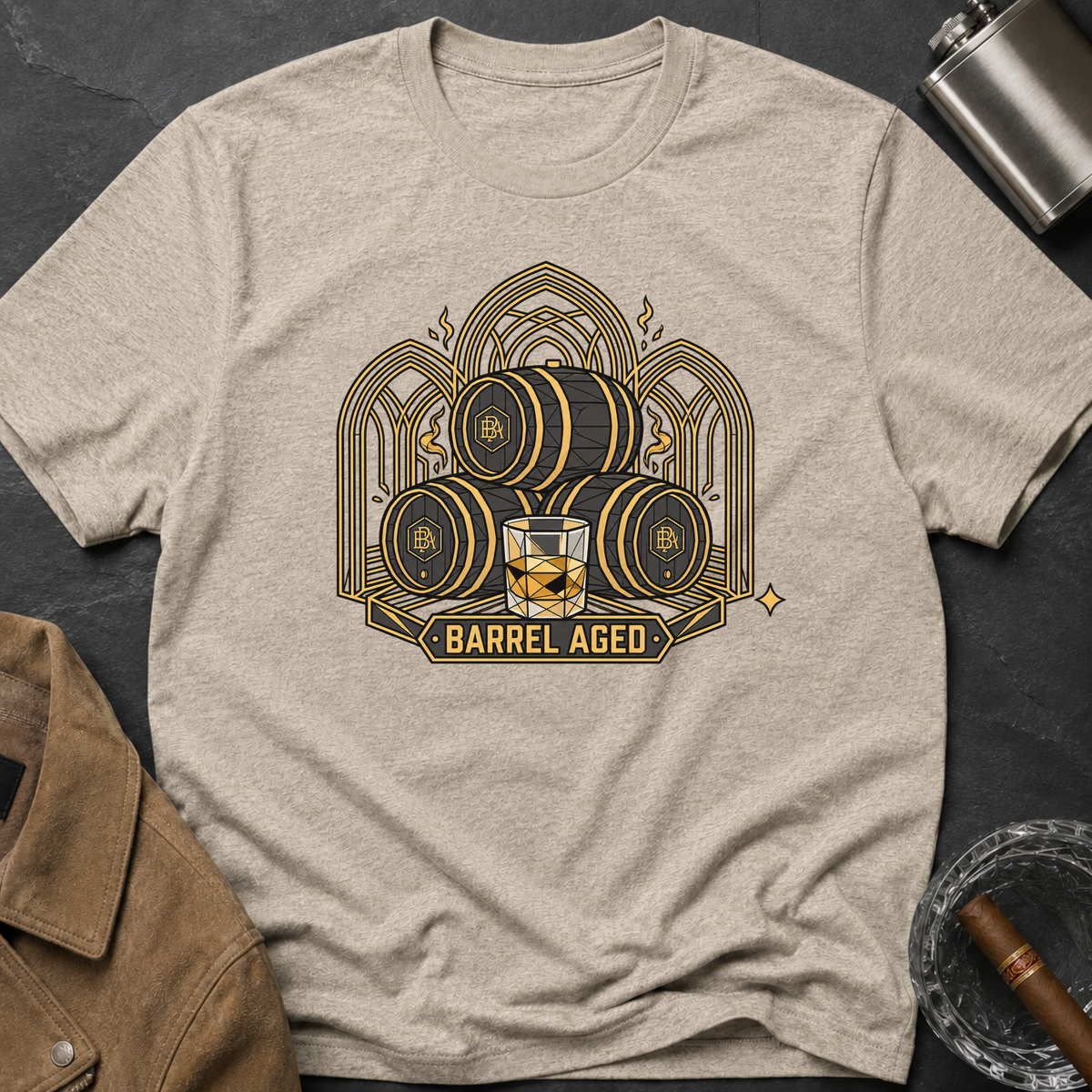 Barrel Aged Geometric T-Shirt