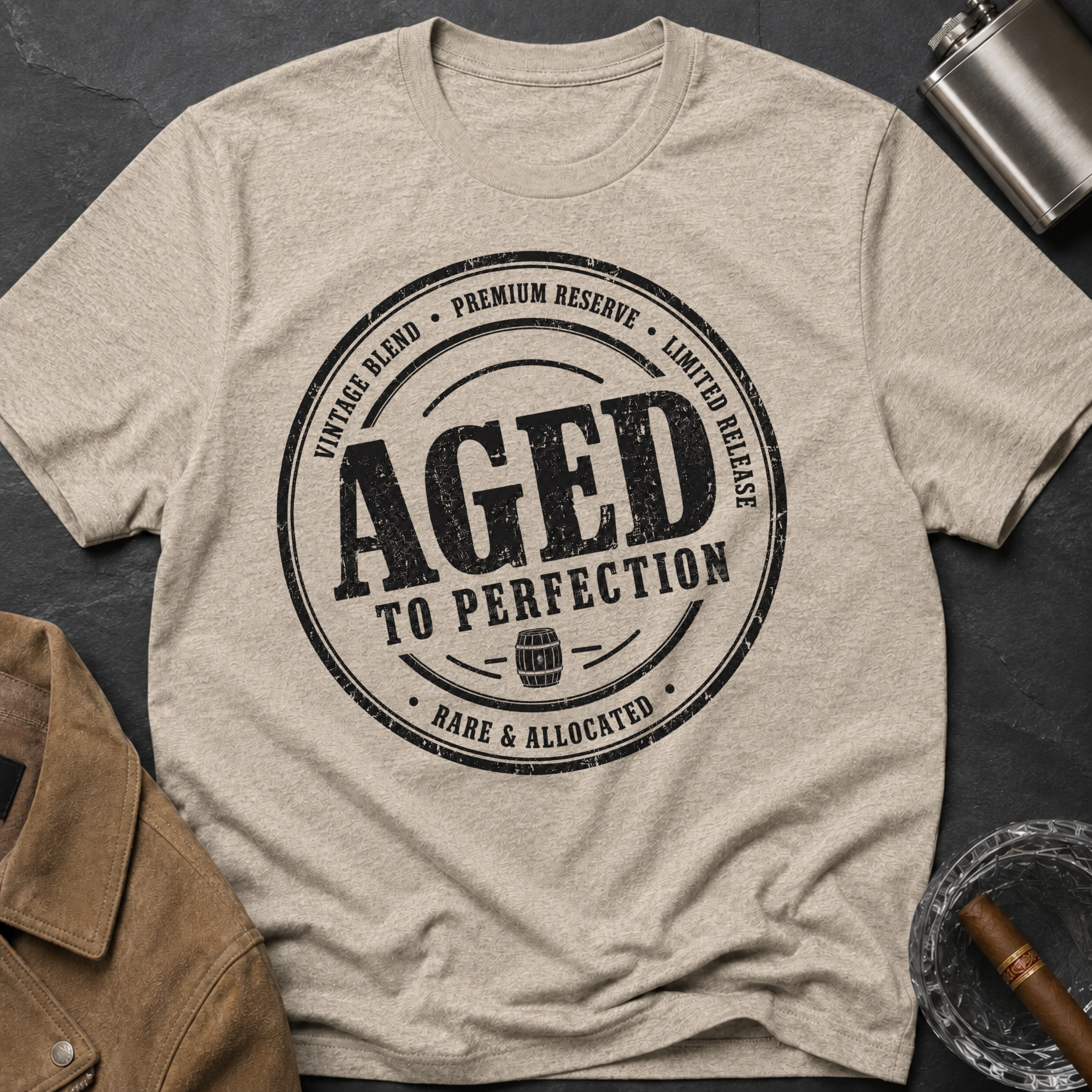 Aged To Perfection - Stamp T-Shirt