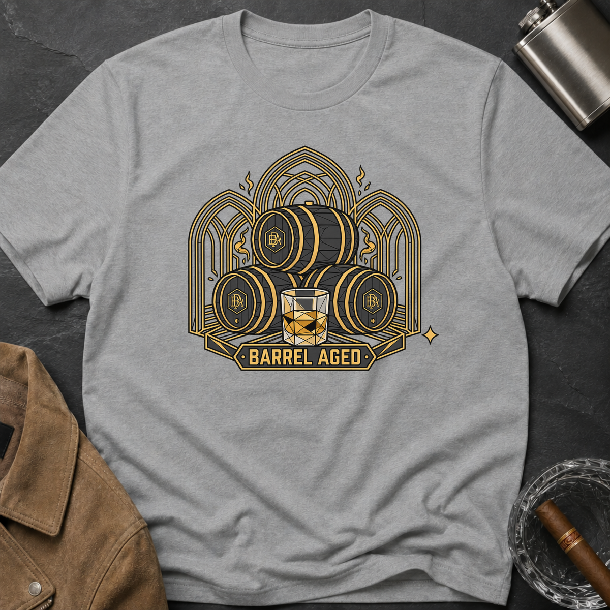Barrel Aged Geometric T-Shirt
