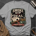 Smoke Sip & Deal - Poker Night T-Shirt