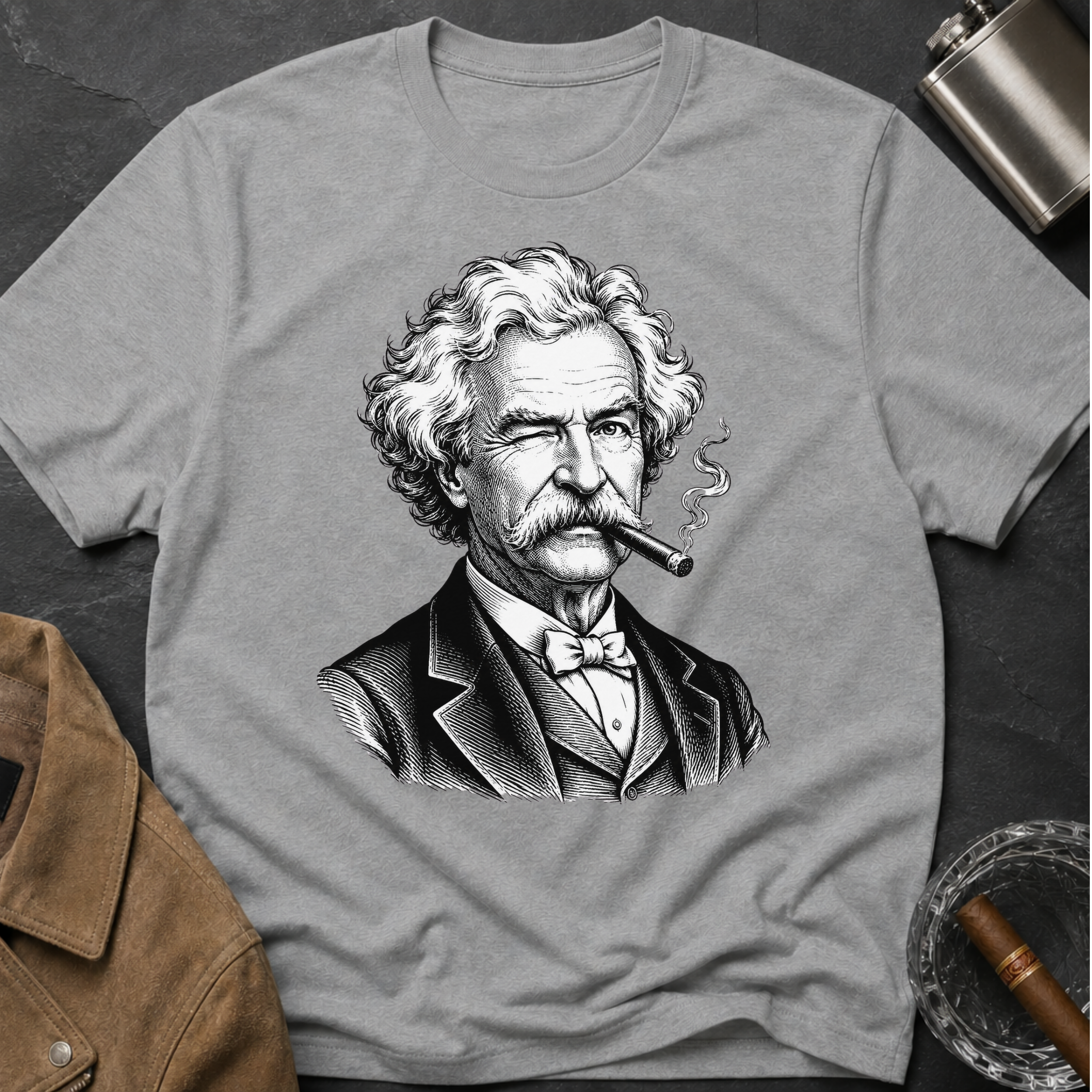 Mark Twain Portrait T-Shirt