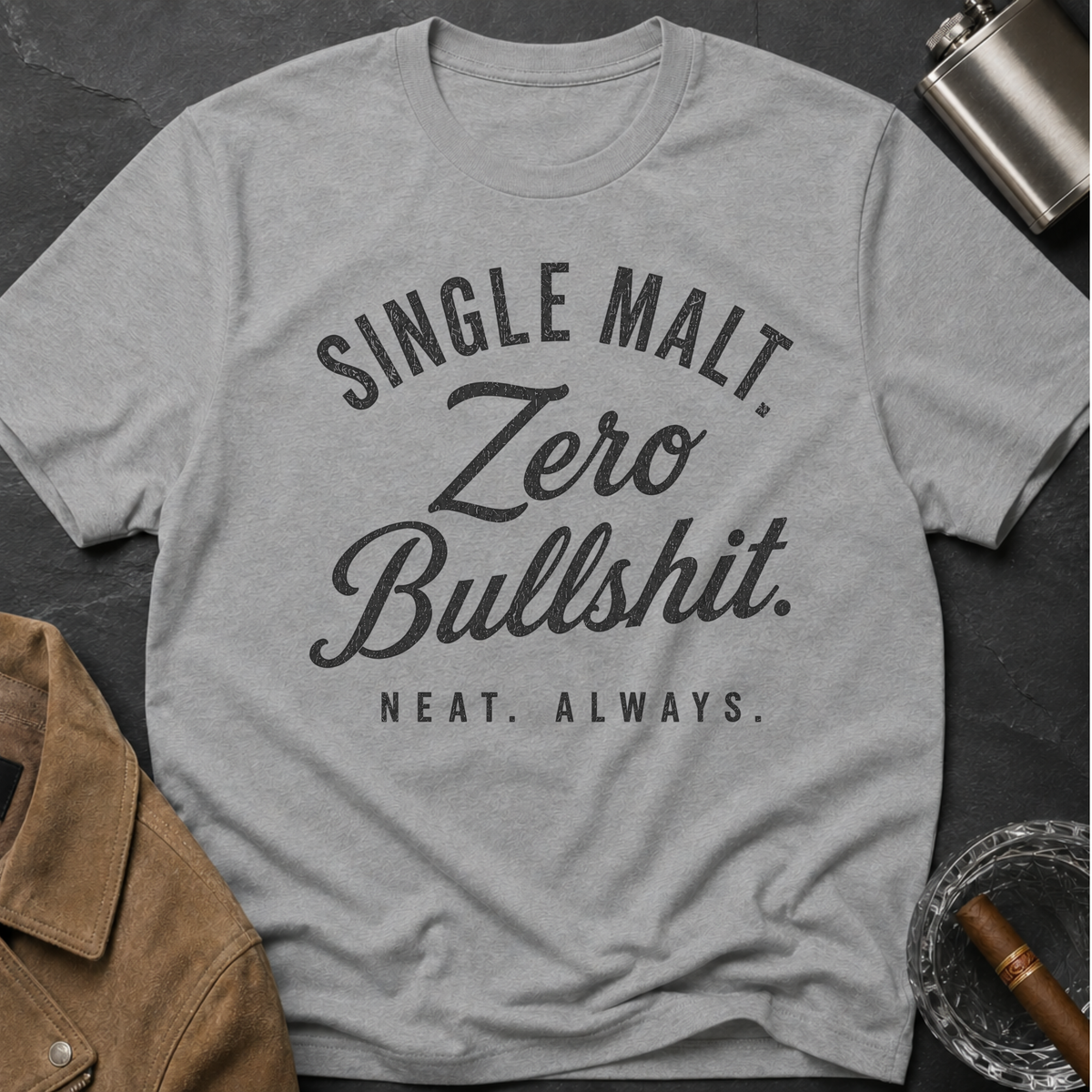 Single Malt, Zero Bullshit T-Shirt