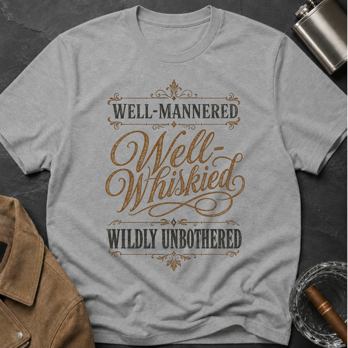 Well-Mannered Well-Whiskied T-shirt