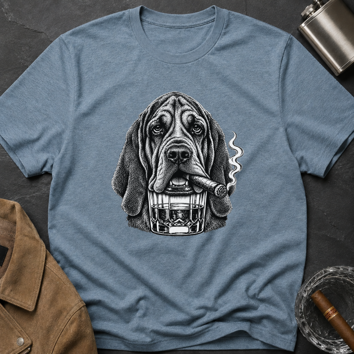 Bloodhound Cigar Whiskey T-shirt
