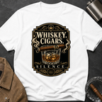 Whiskey Cigars Silence T-Shirt