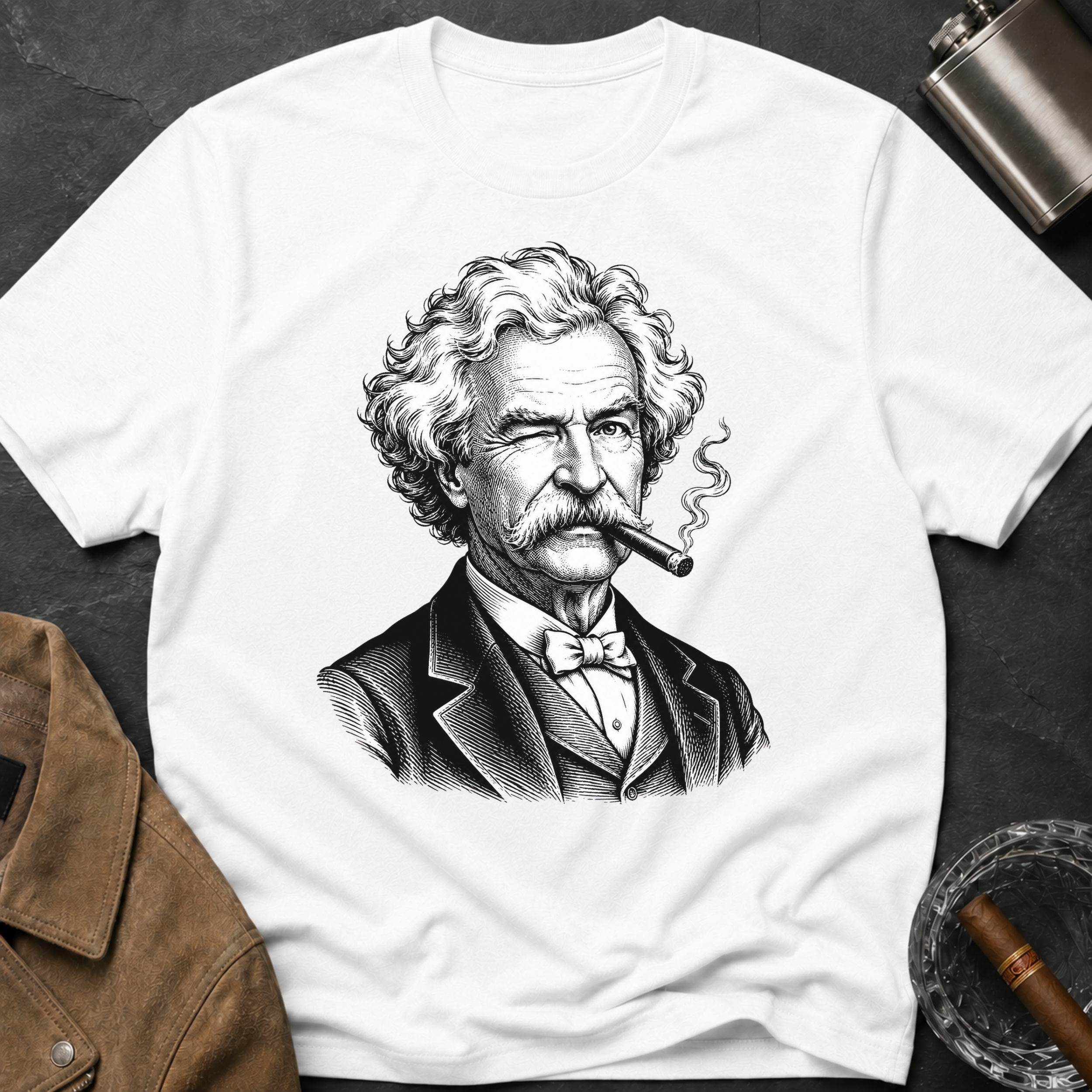 Mark Twain Portrait T-Shirt