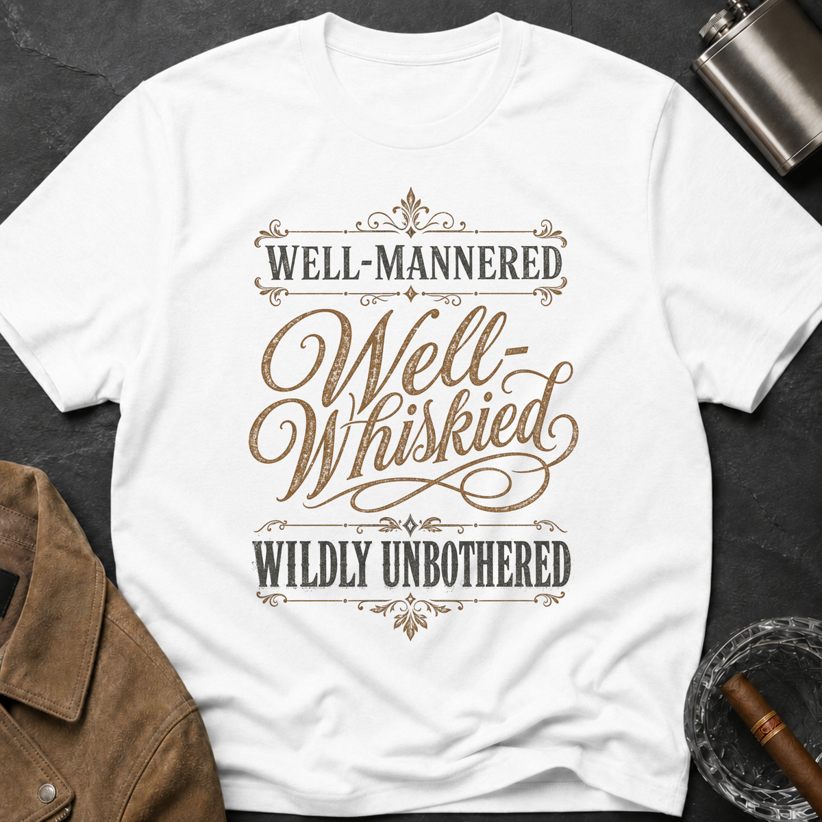 Well-Mannered Well-Whiskied T-shirt