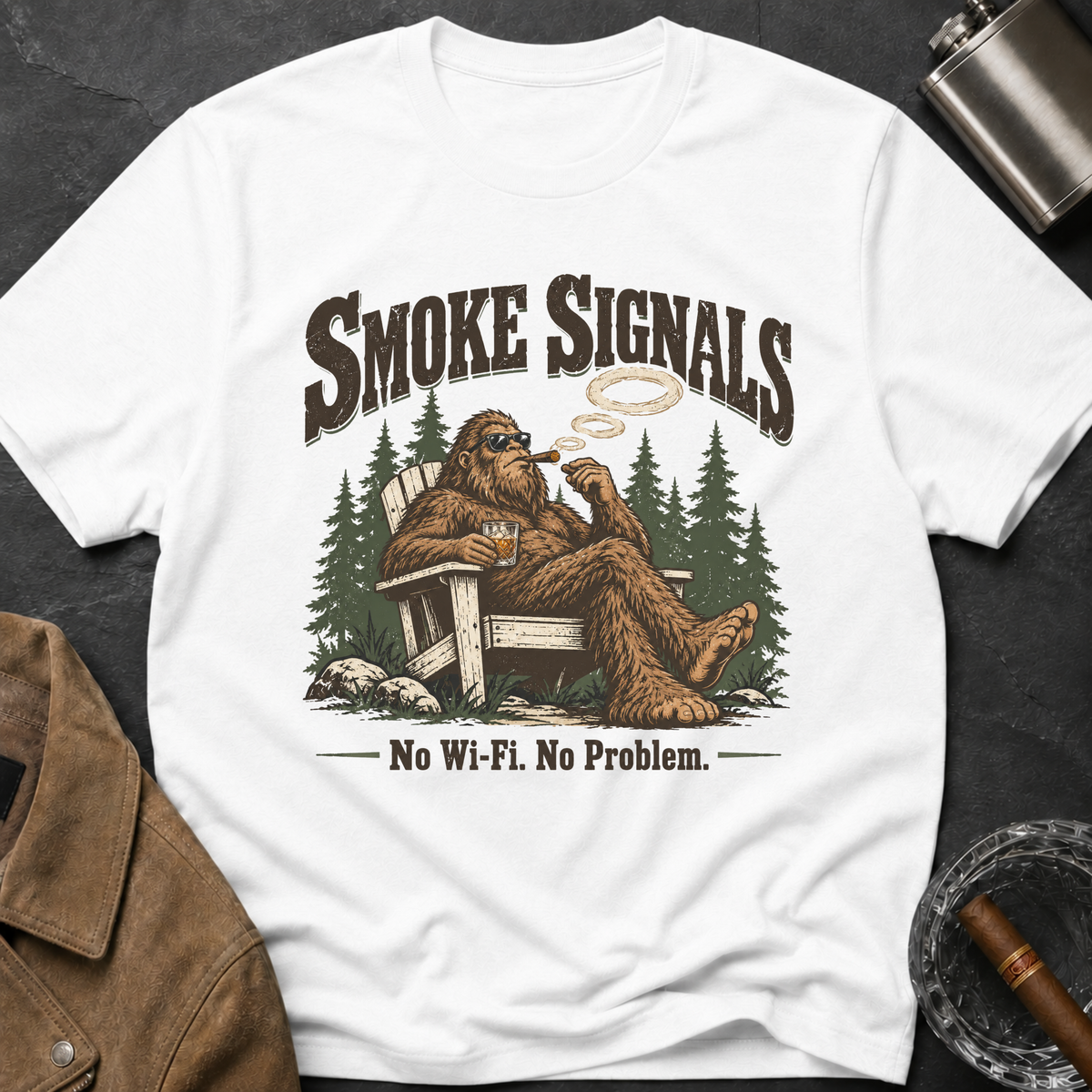 Bigfoot Smoke Signals T-Shirt