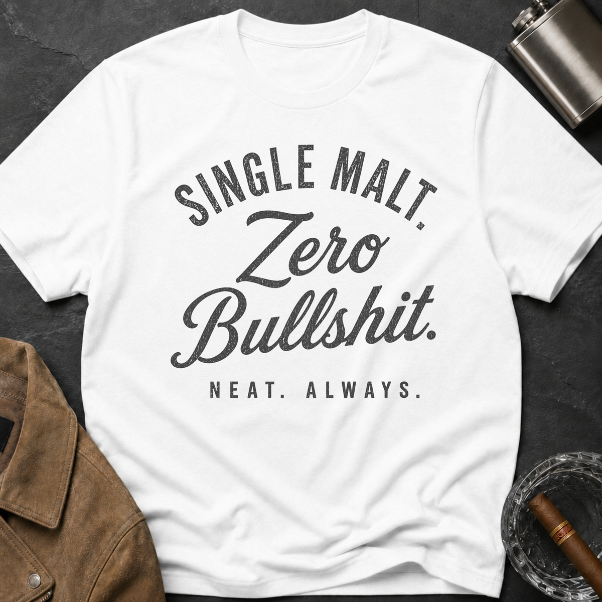 Single Malt, Zero Bullshit T-Shirt